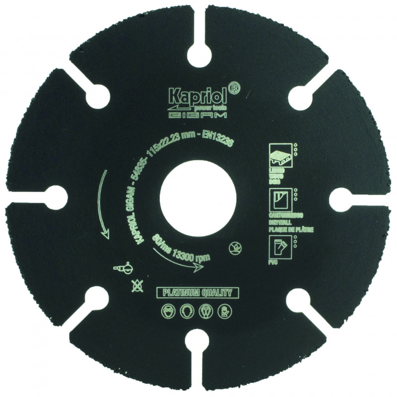 KAPRIOL Disco per Legno Expert D115 mm